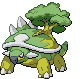 Sprite Animado Torterra Blanco Negro