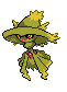 Sprite Animado Mismagius Blanco Negro