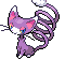Sprite Animado Glameow Blanco Negro