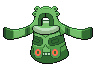 Sprite Animado Bronzong Blanco Negro
