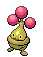 Sprite Animado Bonsly Blanco Negro