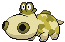 Sprite Animado Hippopotas Blanco Negro