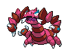 Sprite Animado Drapion Blanco Negro