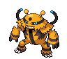 Sprite Animado Electivire Blanco Negro