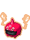 Sprite Animado Rotom Blanco Negro