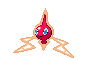 Sprite Animado Rotom Blanco Negro
