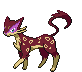 Sprite Animado Liepard Blanco Negro