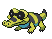 Sprite Animado Sandile Blanco Negro