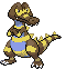 Sprite Animado Krokorok Blanco Negro