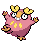 Sprite Animado Darumaka Blanco Negro