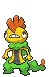 Sprite Animado Scrafty Blanco Negro