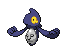 Sprite Animado Yamask Blanco Negro