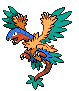 Sprite Animado Archeops Blanco Negro