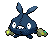 Sprite Animado Trubbish Blanco Negro
