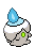 Sprite Animado Litwick Blanco Negro