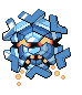 Sprite Animado Cryogonal Blanco Negro