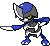 Sprite Animado Pawniard Blanco Negro