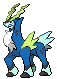 Sprite Animado Cobalion Blanco Negro