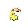 Sprite Chikorita Blanco Negro