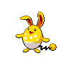 Sprite Azumarill Blanco Negro