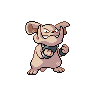 Sprite Granbull Blanco Negro