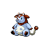 Sprite Miltank Blanco Negro