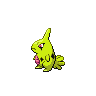 Sprite Larvitar Blanco Negro