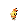 Sprite Torchic Blanco Negro