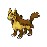 Sprite Mightyena Blanco Negro
