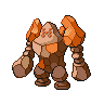 Sprite Regirock Blanco Negro