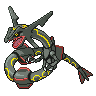 Sprite Rayquaza Blanco Negro