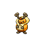 Sprite Kricketot Blanco Negro