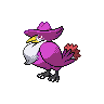 Sprite Honchkrow Blanco Negro