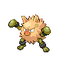 Sprite Primeape Blanco Negro