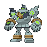 Sprite Golurk Blanco Negro