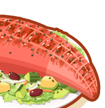 Ensalada de Cola de Slowpoke a la Pimienta