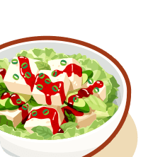 Ensalada de Tofu "Onda gnea"