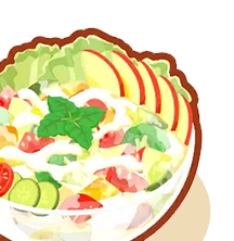 Ensalada con Alio de Yogur "cido Mlico"