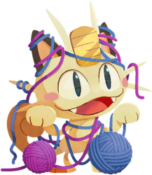 Meowth Ovillo Pillo